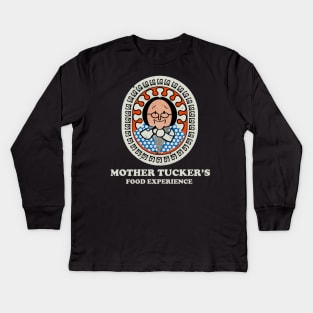 Retro Vintage Mother Tuckers Restaurant Kids Long Sleeve T-Shirt